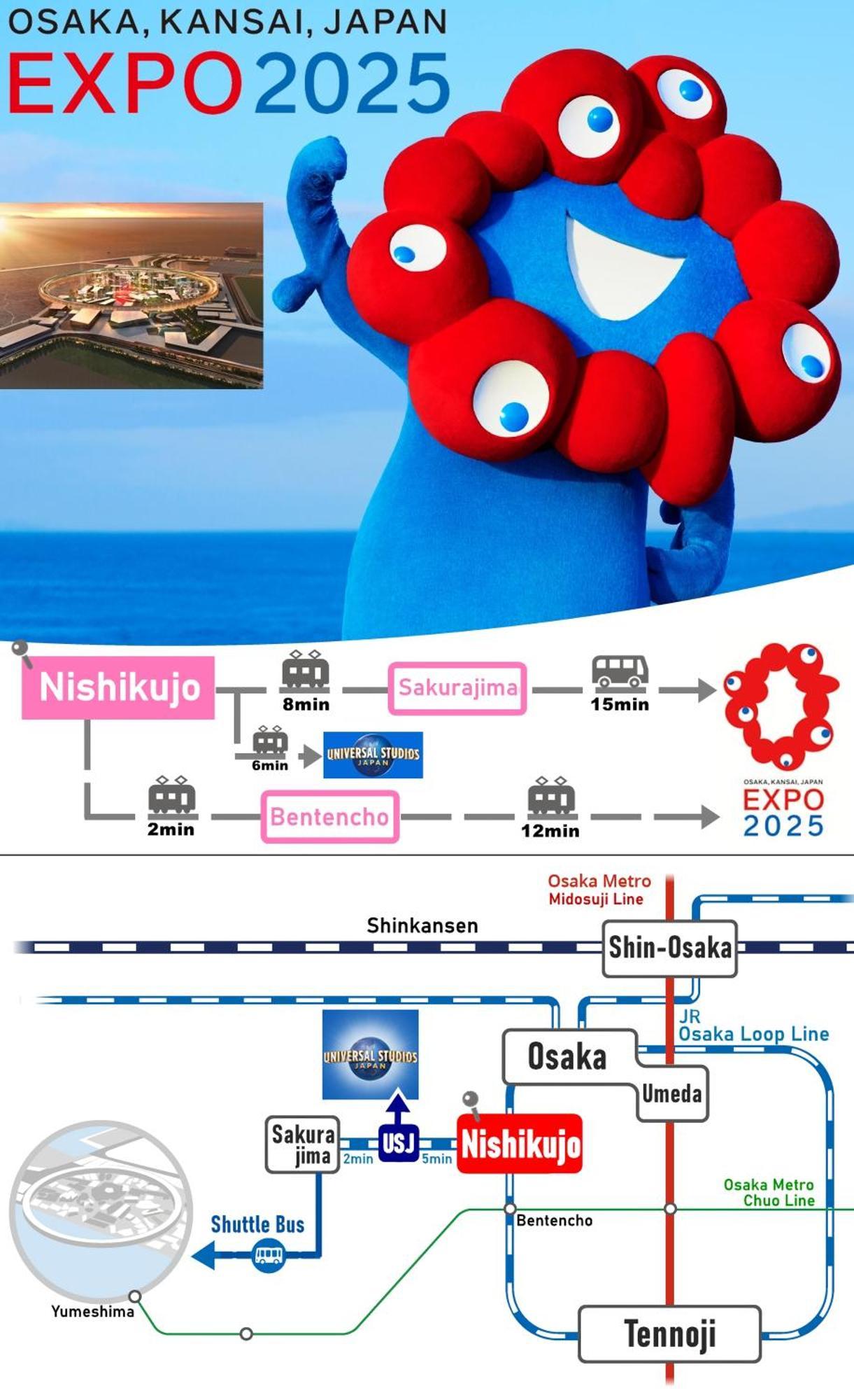 Usj 2 Stops, Umeda&Dotonbori 8Mins, Kix Direct Access Sv2 โอซาก้า ภายนอก รูปภาพ